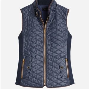 Fate Rowen Faux Leather Quilter Vest